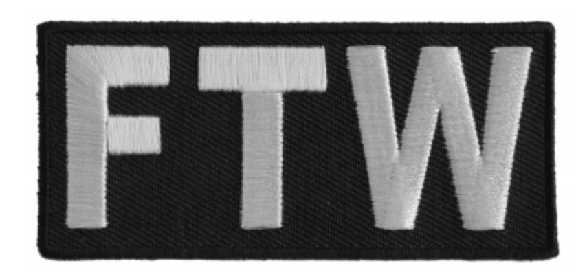 FTW - Forever Two Wheels Patch